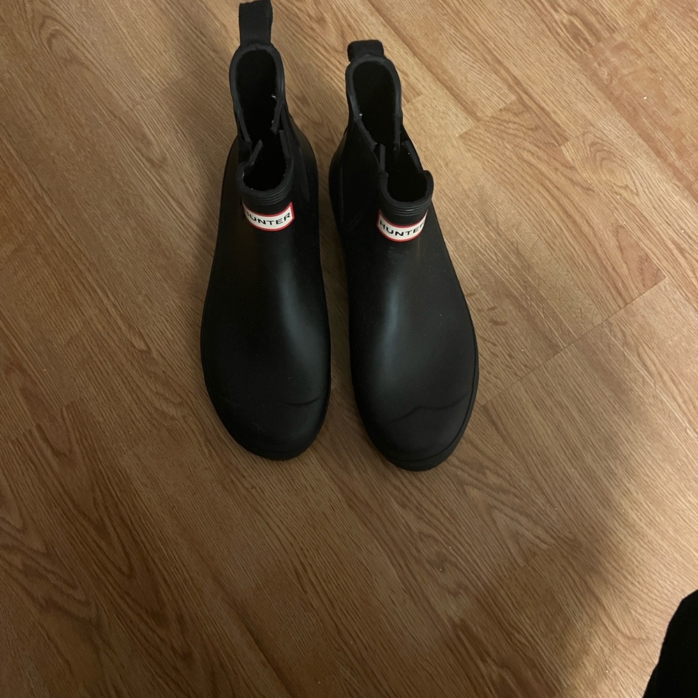 Hunter Classic Black Slip-On Boots